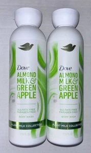 Dove Beauty Plant Milk Body Wash, Almond Milk & Green Apple 17.5 fl oz Lot Of 2 - Picture 1 of 1