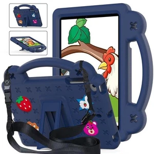 Kids Case For iPad mini 5 4 3 2 1 Shockproof Stand Rugged Strap Hybrid Cover - Picture 1 of 20
