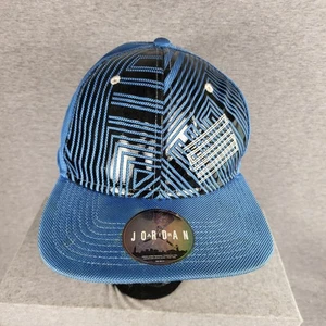 RARO Sombrero Air Jordan Jumpman Azul Claro Grande Usado  - Imagen 1 de 8