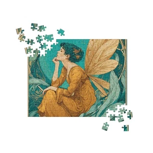 Art Nouveau Puzzle Vintage Mucha Style Fairy Fantasy Jigsaw - Picture 1 of 7