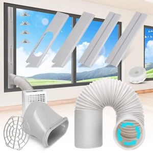 Portable Air Conditioner Window Vent Kit with 5.9” Exhaust Hose Adjustable - Picture 1 of 7