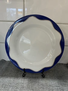 Pottery Barn HANUKKAH 8.5'' Salad/Dessert Plates (White, Blue)  - Picture 1 of 2