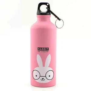Stainless Steel Water Bottle Cute Animals Kids - Choose Your Animal & Colour - Picture 1 of 6