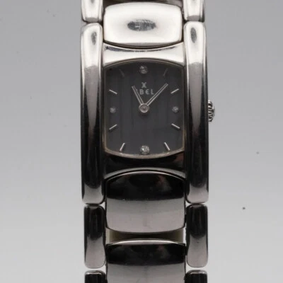 EBEL BELUGA MANSCHETTE DAMEN UHR STAHL QUARTZ 9057A21 MIT STAHL BAND 4 GRAU - Bild 1 von 4