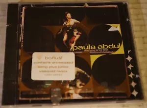 Paula Abdul My Love Is For Real (CD 1995) Single Rare New Factory Sealed - Picture 1 of 2