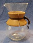 Bodum Coffee Flask with Insulating Cork Neck Handle Borosilicate Glass 8 1/4"