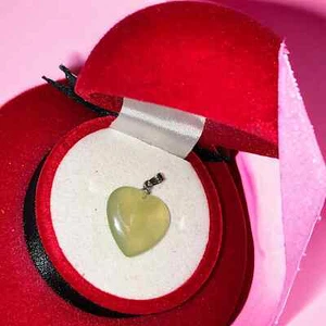 Serpentine Heart 1 1/8 Inch Pendant! - Picture 1 of 5