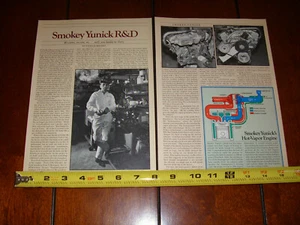 SMOKEY YUNICK R&D ORIGINAL 1984 ARTICLE - Picture 1 of 8