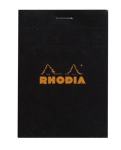 Rhodia Staplebound Graph Paper Notepad in Black - 5 x 5 - NEW - R112009 - Picture 1 of 3