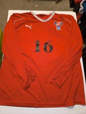 Maglia maglia maglia vintage Puma Isole Færøer nazionale - Immagine 1 di 4
