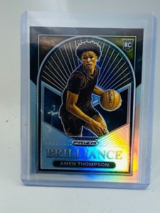 2023 Panini Prizm Draft Picks Amen Thompson RC Brilliance Silver #11