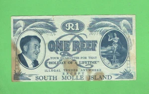 #D75.  SOUTH MOLLE ISLAND    SOUVENIR TOURIST  REEF CURRENCY - Bild 1 von 2