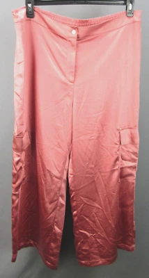 Pantalones cargo Michael Kors talla grande satinado precio de venta sugerido por el fabricante 125 USD talla 2X # TR 2119 Blm Foto 1 de 4