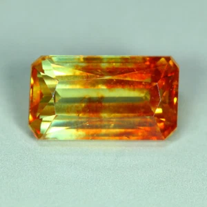 3,20 Cts_brillo brillante_100 % natural sin calefacción bicolor naranja esfalerita - Imagen 1 de 1