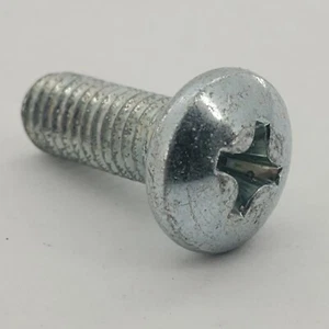 Tornillo Phillips cabeza sartén acero galvanizado 10-32 rosca, 1/2" de largo (lote de 100) - Imagen 1 de 4