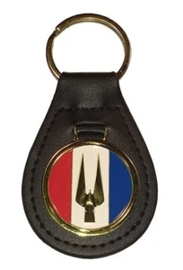 STUDEBAKER KEYCHAIN - STITCHED LEATHER KEY FOB - NICE - Bild 1 von 1