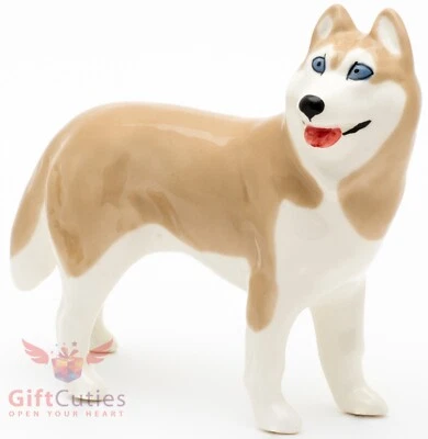 Porcelain Figurine of the Siberian Husky Dog - Image 1 of 4