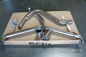 Rev9 3.5" Stainless Tip Catback Exhaust *Muffler Delete* for VW GTI 10-14 MK6