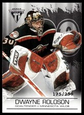 2003-04 Pacific Private Stock Titanium Dwayne Roloson /299 Minnesota Wild #53