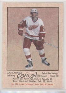 2002-03 ITG Parkhurst Retro Luc Robitaille #120 HOF