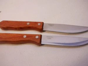 Stainless Steel 2 pc Steak Knives set Vintage - Picture 1 of 4