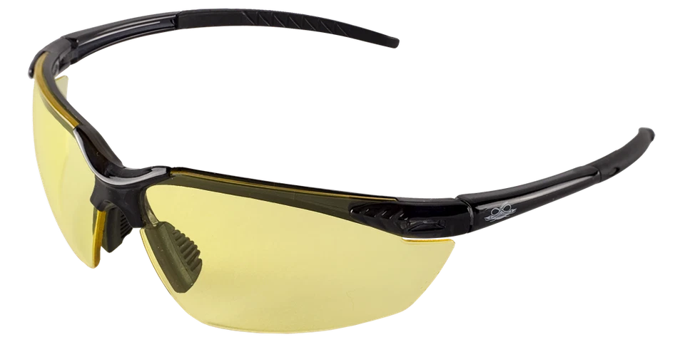 Gafas de sol Bullhead Marlin marco negro lentes amarillas vidrio de seguridad clasificación balística Foto 1 de 1