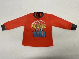 Tuff Guys Sweatshirt Toddler 18M Orange Rookie Of The Year Crew Neck Pullover - Picture 1 of 10