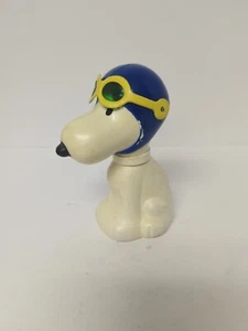 Vintage 1969 Avon Snoopy Flying Ace 4oz Bubble Bath Bottle Plastic 5.5" Tall - Picture 1 of 9
