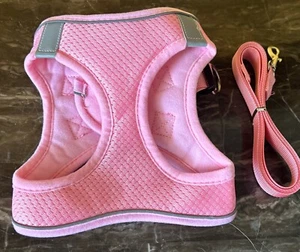 Dog Harness Large Mesh No Pull Adjustable Reflective Step-in Lightweight.pink - Picture 1 of 6