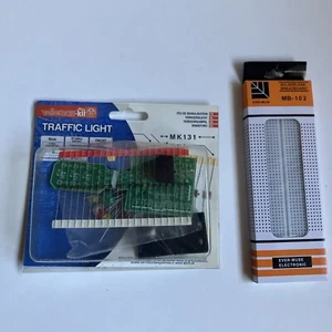 NEW Velleman MK131 Traffic Light Mini Kit | Level 2 Soldering DIY + MB-102 Board - Picture 1 of 12