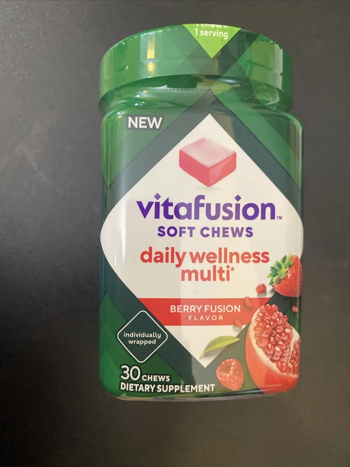 Vitafusion Soft Chews Daily Wellness Multi vitaminas masticables 30ct caducidad 12/25 Foto 1 de 1