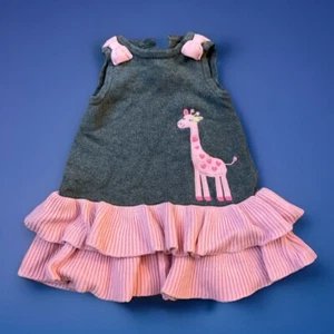 Gymboree Pulloverkleid Giraffe rosa Mädchen 18-24m 18m - Bild 1 von 1