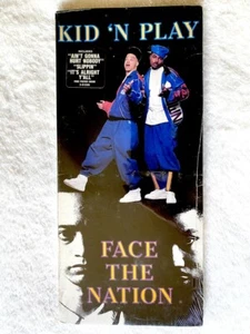 KID 'N PLAY FACE THE NATION SEALED FIRST EDITION CD LONGBOX & PROMO HYPE STICKER - Picture 1 of 7
