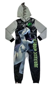 Jurassic World Boys Pajamas Dinosaur Union Suit One Piece 4 5 Park Costume LEGO - Picture 1 of 4