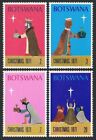 Botswana 80-83,83a Blatt, postfrisch Michel 80-83, Bl.5. Weihnachten 1971, drei Könige.