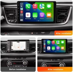 Android13  Carplay Car Stereo Radio GPS Navi w/Camera For Kia Rio 2018-2023 - Picture 1 of 19