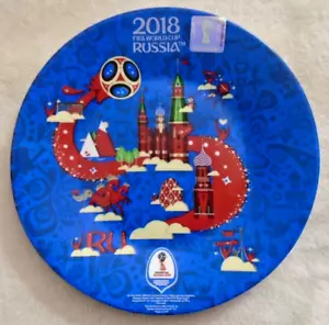 FIFA World Cup Wall Plate Russia Dulevo Porcelain 2018 Official Licensed Plate - Picture 1 of 6