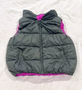 Calvin Klein Performance Waterproof Puffer Hood Vest Women’s Large Gray Jacket - Picture 1 of 10