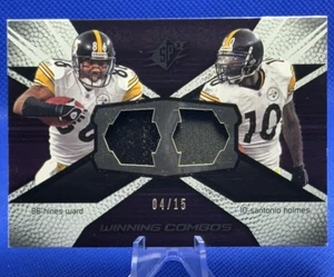2008 Upper Deck SPx Winning Combos  Hines Ward & Santonio Holmes  #4/15 SP - Picture 1 of 2