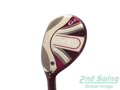 Ping G LE 2 Hybrid 7 Hybrid 34° Graphite Ladies Left 37.75in - Image 1 of 4