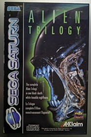 Alien Trilogy for Sega Saturn Original Case with Manual- No Game