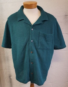 Todd Snyder Relaxed Textured Cabana Polo Shirt - Size XL - Bild 1 von 9