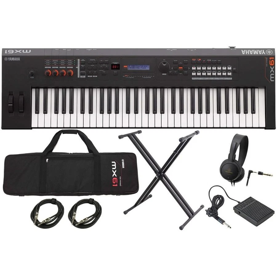 Yamaha MX61 61 Key Portable Synthesizer - Image 1 of 2