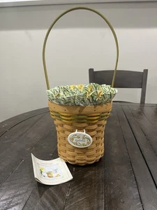Longaberger 2008 Bonnie Longaberger May Series Daffodil Basket complete - Picture 1 of 10
