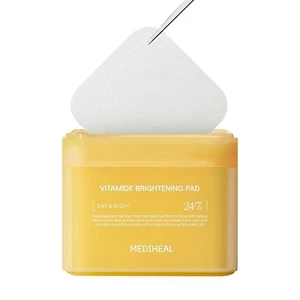 2-PACK-MediHeal Vitamide Brightening Pad Hypoallergenic Pads with Niacinamide - Picture 1 of 5