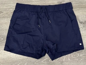 Willit Women's Shorts Hiking Athletic Shorts Yoga Active Workout Navy Blue (L) - Picture 1 of 4