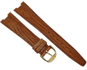 Uhrenarmband, Uhrband 19mm Original PIERE CARDIN mit Ausschnitt Braun / 151 - Picture 1 of 5