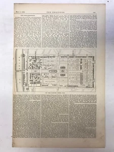 The Paris Exhibition - General Plan: The Engineer 1889 - Picture 1 of 2