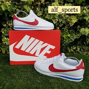 ❤ Nuevo con etiquetas y auténticas Nike ® Classic Cortez Cuero OG - Forrest Gump en Reino Unido Talla 9 - Imagen 1 de 13