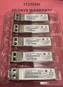 4x HP 10Gb 455883-B21 455885-001 456096-001 HP BladeSystem transceiver (Lot 4) - Picture 1 of 2